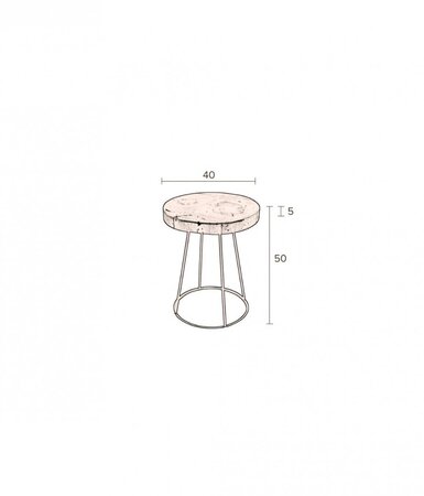 Dutchbone Kraton Side Table - Large