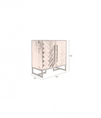 Dutchbone Class Cabinet - size