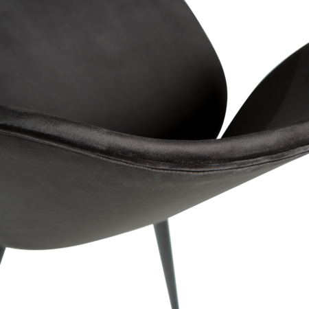 Dan-Form CLOUD Chair Meteorite Black Velvet