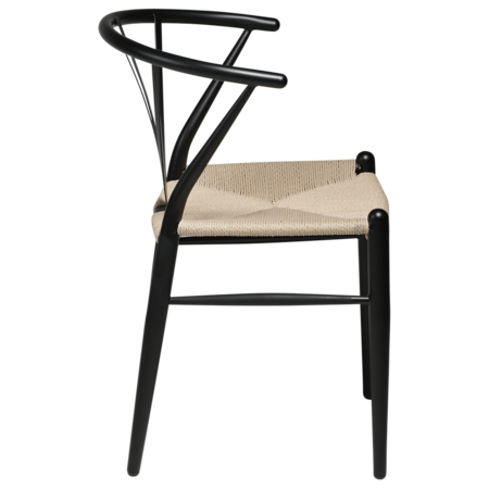 Dan-Form DELTA Chair Black Lacquer Legs