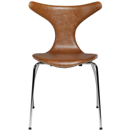 Dan-Form DOLPHIN Chair Light Brown Leather
