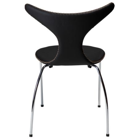 Dan-Form DOLPHIN Chair Black leather