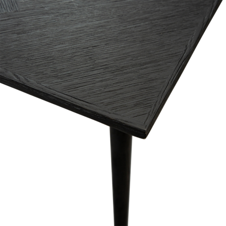 Dan-Form BONE table Black stained ash Rectangular top