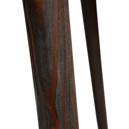 Dan-Form CU Table Copper table top rectangular with reclaimed elm legs