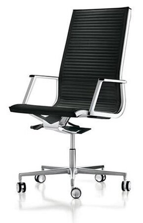 Luxy Ergonomische Bürosessel aus Leder oder Stoff Nulite