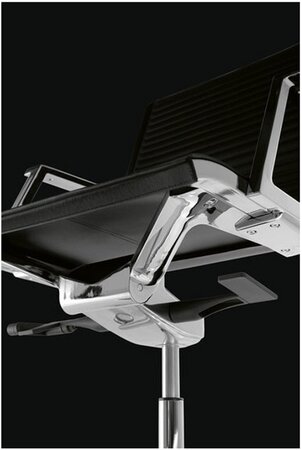 Luxy Ergonomische Bürosessel aus Leder oder Stoff Nulite