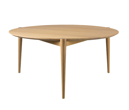 FDB Mobler D102 Couchtisch Ø85 - Natur / Natur