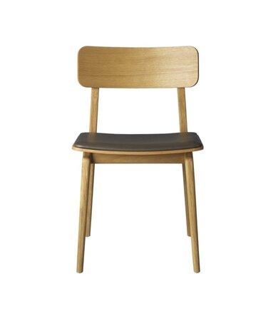 FDB Mobler J175 Åstrup Chair - Leather Brown