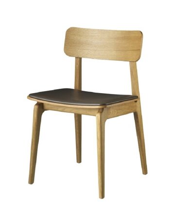 FDB Mobler J175 Åstrup Chair - Leather Brown