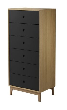 FDB Mobler A87 Butler Dresser Black