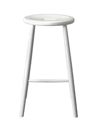 FDB Mobler J27C - Barhocker H 65cm - Buche Weiß