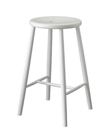 FDB Mobler J27C - Barhocker H 65cm - Buche Weiß