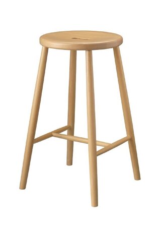 FDB Mobler J27C - Barhocker H 65cm - Buche Natur lackiert