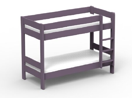 Mathy by Bols Dominique 166 Bunk Bed Separable-Cuberdon purple