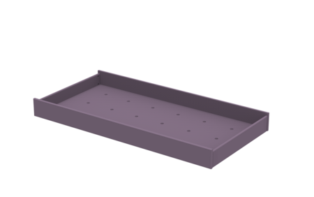 Mathy by Bols Dominique Flat-Pack Pull-Out Bed Drawer (MDF)-Cuberdon purple