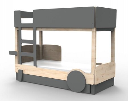 Mathy By Bols Stockbett Mit Bettschublade Discovery - Basaltgrau
