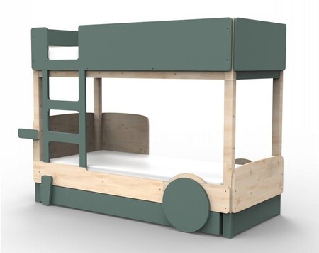 Mathy By Bols Stockbett Mit Bettschublade Discovery - Gewittergrau