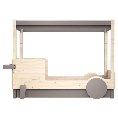 Mathy By Bols Himmelbett Mit Bettschublade Discovery - Zement