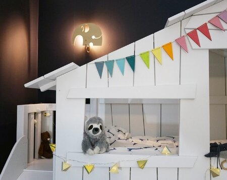 Mathy by Bols Treehouse Einzelbett-Plattform und Rutsche 
