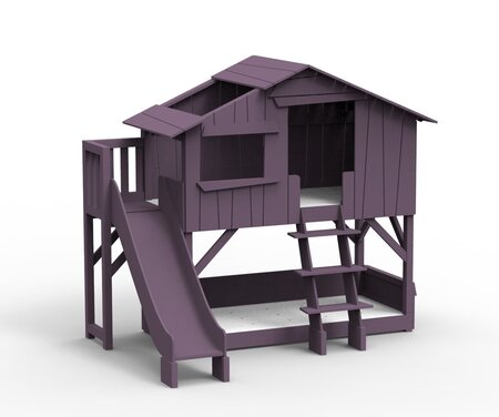 Mathy by Bols Treehouse Etagenbett-Plattform und Rutsche - Artichoke