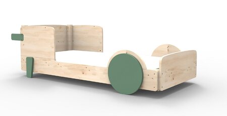 Mathy By Bols Discovery 1 Einzelbett - Jungle green