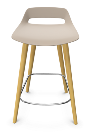 Wilkhahn Occo Barstuhl - graubeige - 65