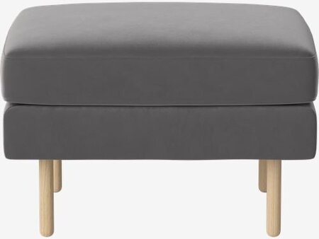 Bolia Scandinavia Remix Hocker - 17 eiche weiß pigmentiert geölt