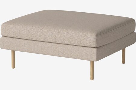 Bolia Scandinavia Remix Hocker 90 cm - London-Flachgewebe-Hellbeige