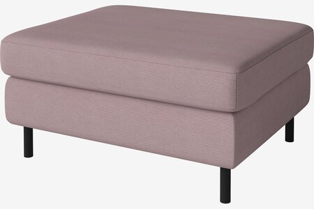 Bolia Scandinavia Hocker - 85 cm - Linea - Samt, Rosa