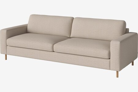Bolia Scandinavia 3 Sitzer Sofa - London – Flach gewebt, Hellbeige