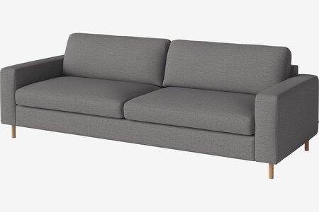 Bolia Scandinavia 3 Sitzer Sofa - London – Flach gewebt, Multi Grey