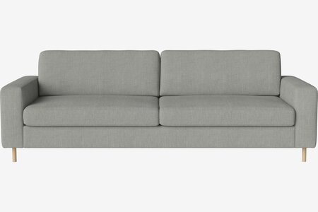 Bolia Scandinavia 3 Sitzer Sofa - 13 cm-weiß-pigmentierte-geölte-Eiche