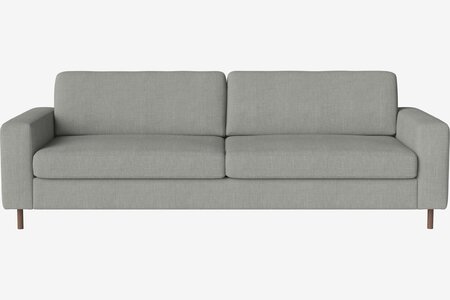Bolia Scandinavia 3 Sitzer Sofa - 15 cm großes, geöltes Walnussholz