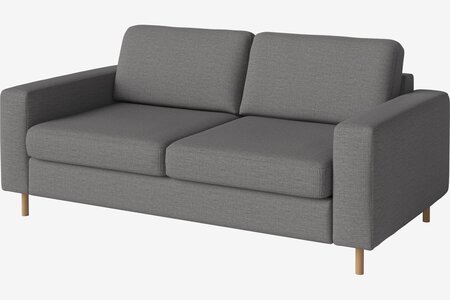 Bolia Scandinavia 2 Sitzer Sofa - London Flachgewebt Multi Grau