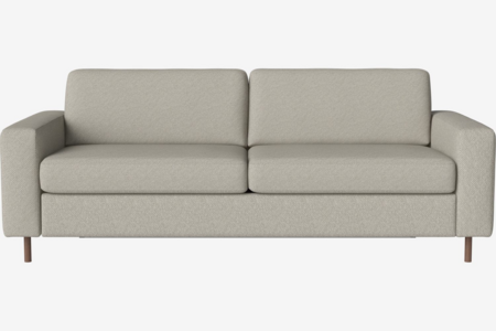 Bolia Scandinavia 3 Sitzer Schlafcouch Mit integrierten Rädern - 13 walnussgeölt