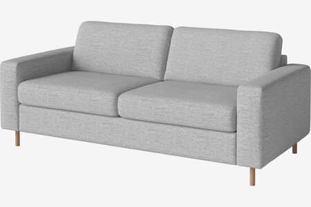 Bolia Scandinavia 2½ Sitzer Schlafcouch - London Flachgewebe Hellgrau