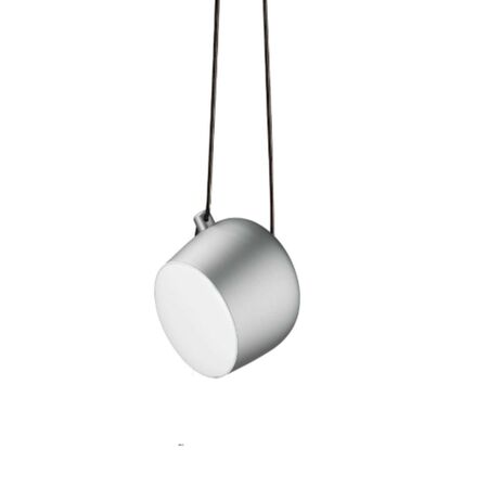 Flos Pendelleuchte Aim Set von Flos  Eloxiertes Silber