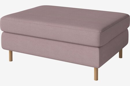 Bolia Scandinavia Hocker 100 x 70 cm - Linea - Samt - Rosa