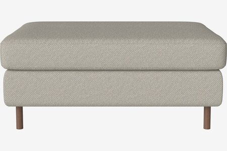 Bolia Scandinavia Hocker 100 x 70 cm - 15 cm geöltes Walnussholz