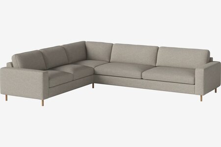 Bolia Scandinavia 6 Sitzer Ecksofa 2 Ecke 3 - Monza-Boucle-Sand