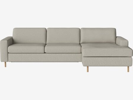 Bolia Scandinavia 2½ Sitzer Schlafcouch Mit Chaiselongue - 13 cm geölte Eiche - Rechts
