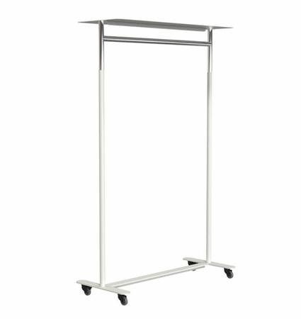 Frost BUKTO m/Räder und Top-Regal U6010 -Weiss/poliert