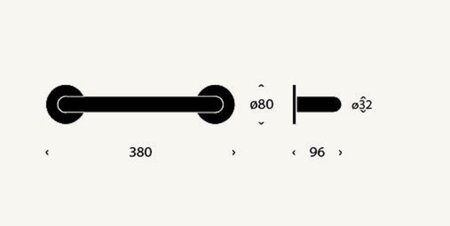 Frost Wand Griff 2 - Gebogen N1965