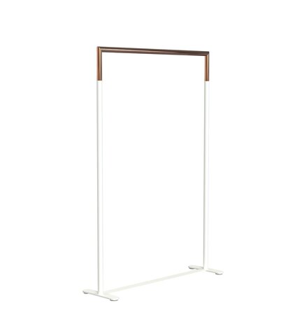 Frost Bukto Kleiderständer U6003, 100CM - Weiß Matt/Kupfer Poliert