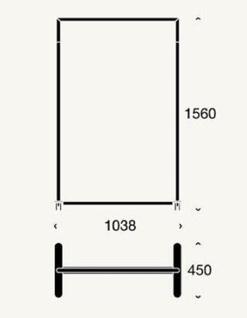 Frost Bukto 100cm M/Räder U6005