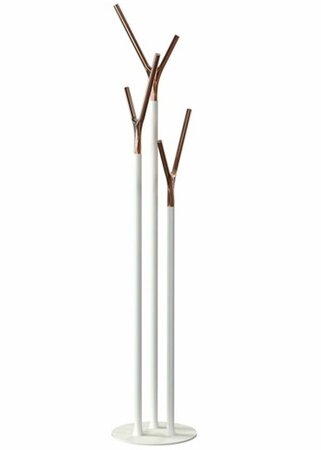 Frost Wishbone Kleiderständer - Weiß /Poliert