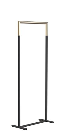 Frost Bukto 6002 Kleiderständer - Schwarz Matt / Gold Gebürstet