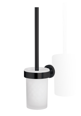 Decor Walther Basic Wand WC Bürstengarnitur BA WBG-Schwarz matt