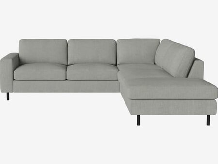 Bolia Scandinavia 4 Sitzer Ecksofa Offenes Ende - 15 cm schwarz gebeizte geölte Eiche - Links