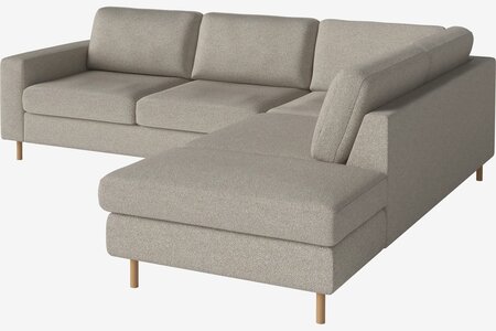 Bolia Scandinavia 4 Sitzer Ecksofa Offenes Ende - Monza-Boucle-Sand - Links